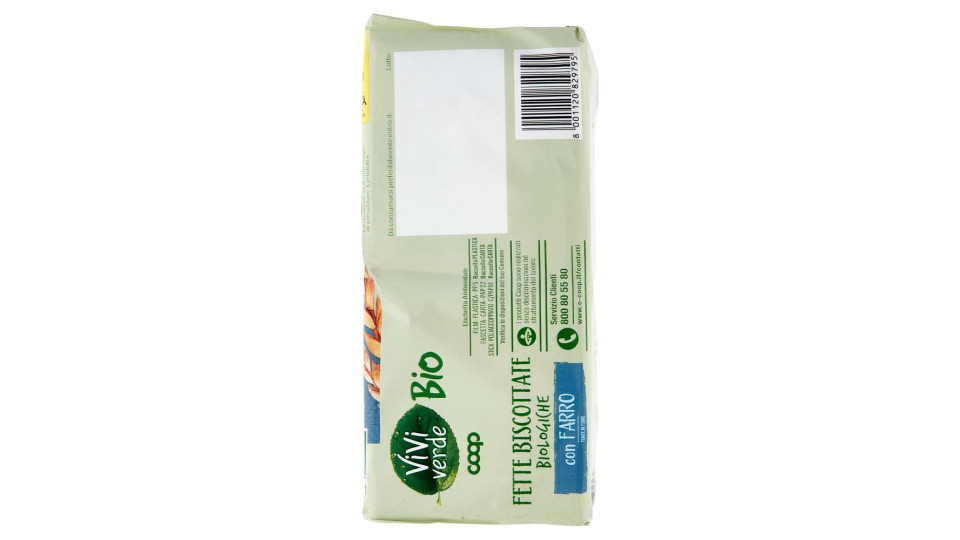 Fette Biscottate Biologiche Con Farro 320 G