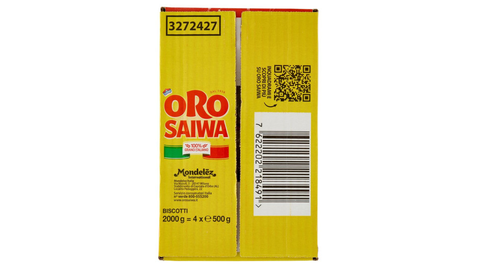 Oro Saiwa Biscotti Secchi Classici - 500 G