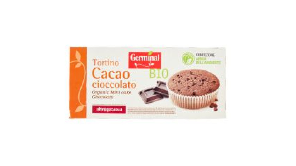 Germinal Bio Tortino Cacao Cioccolato 4 X 45 G