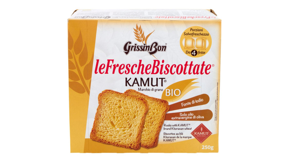 Grissinbon Lefreschebiscottate Integrali Bio 250 G