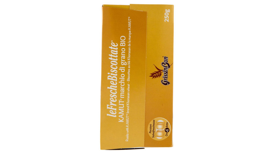 Grissinbon Lefreschebiscottate Integrali Bio 250 G