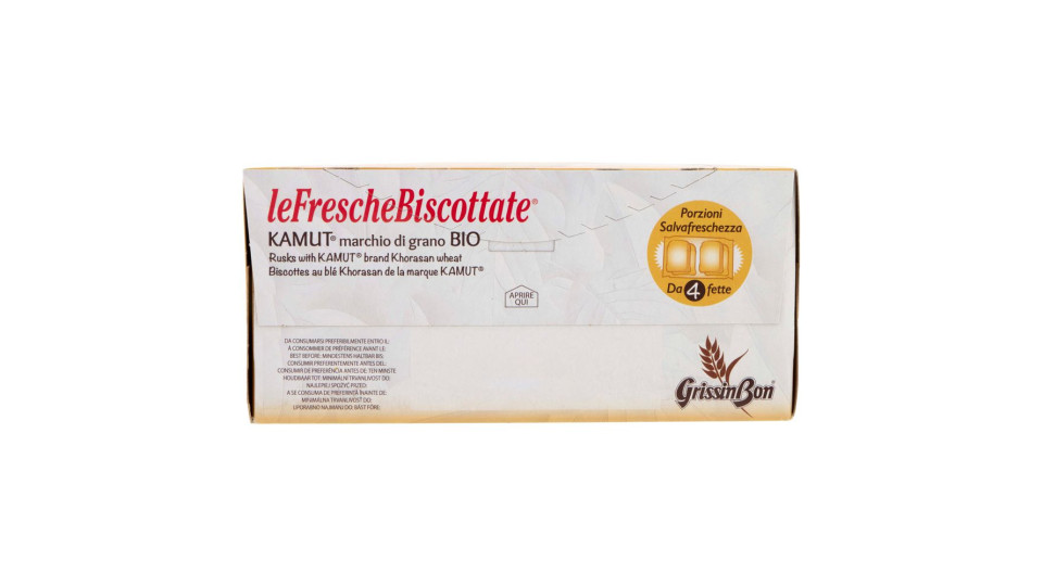 Grissinbon Lefreschebiscottate Integrali Bio 250 G