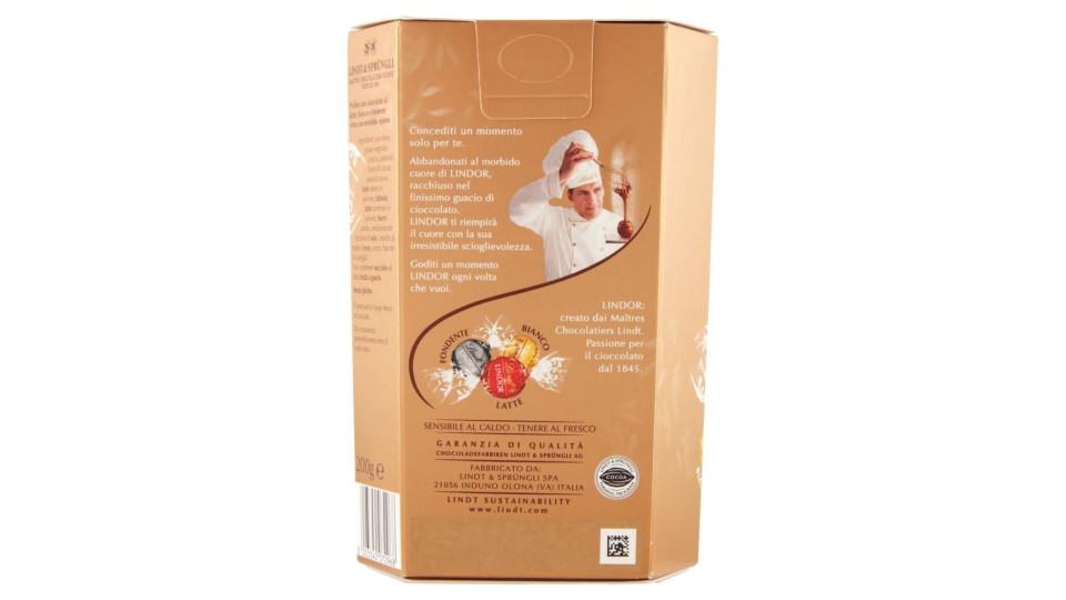 Lindt Cioccolatini Lindor Cioccolatini Fondenti Scatola 70% 200 G