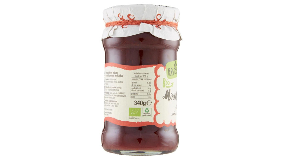 Frutti Di Pace Bio Mirtillo Rosso Selvatico 340 G