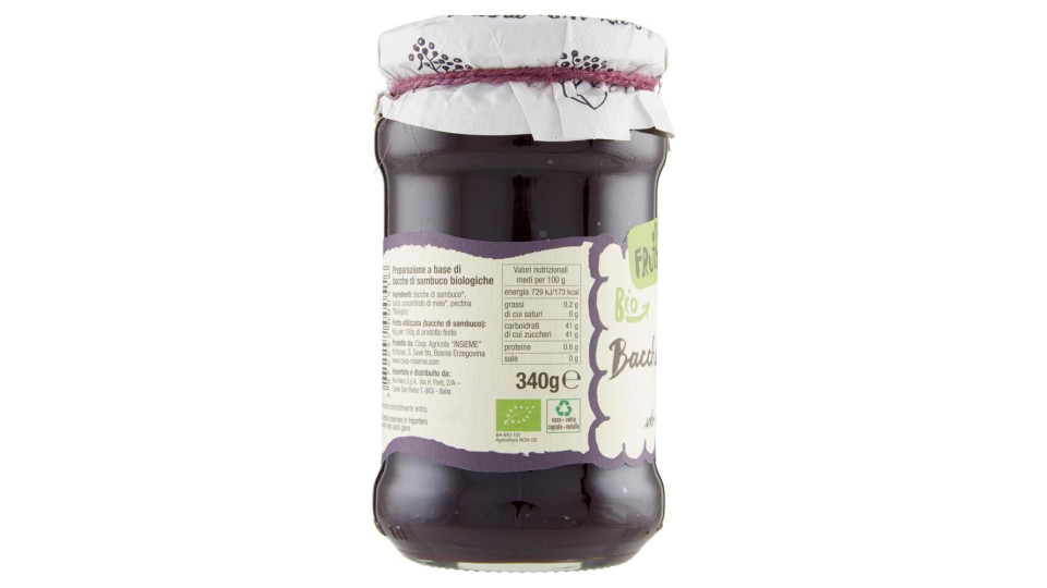 Frutti Di Pace Bio Bacche Di Sambuco Selvatico 340 G