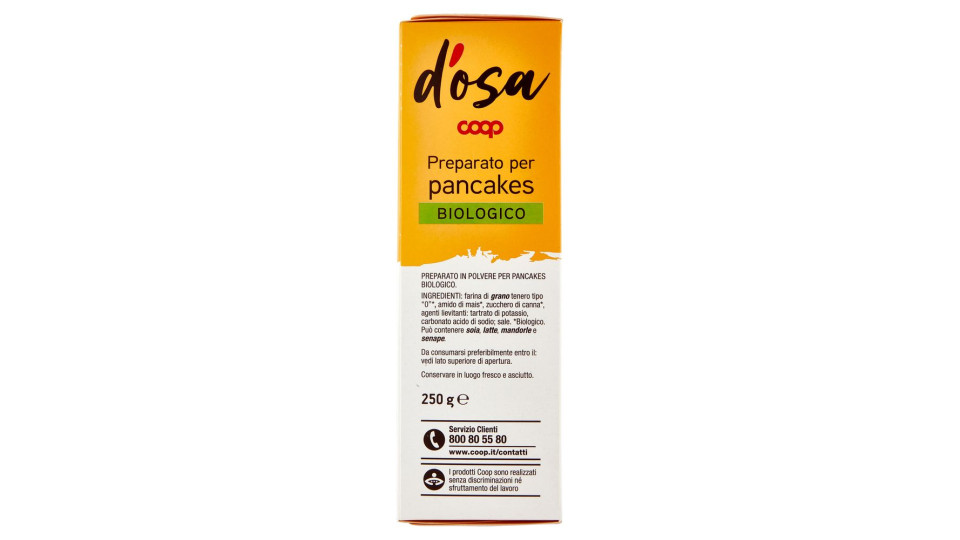 Preparato Per Pancakes Biologico 250 G