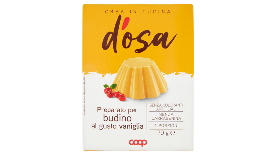 Preparato Per Budino Al Gusto Vaniglia 70 G