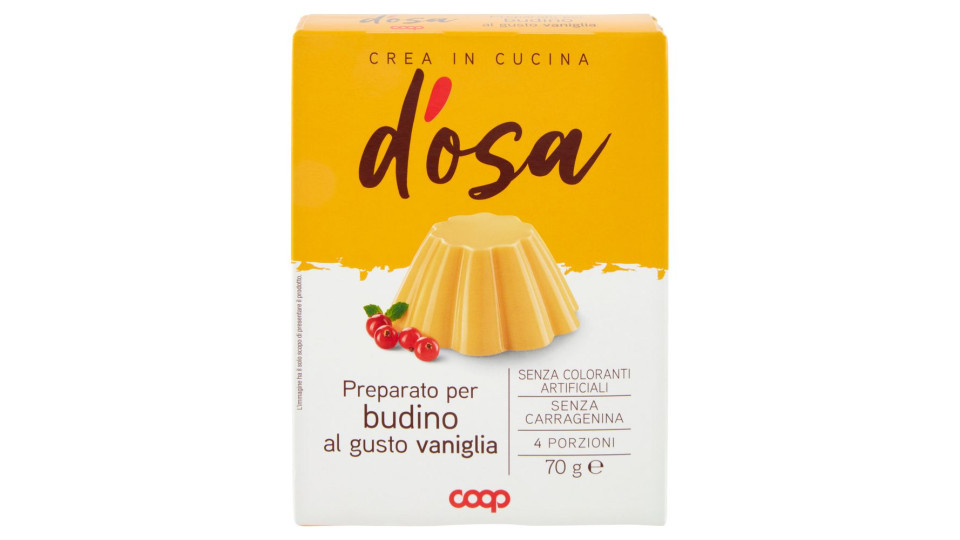 Preparato Per Budino Al Gusto Vaniglia 70 G