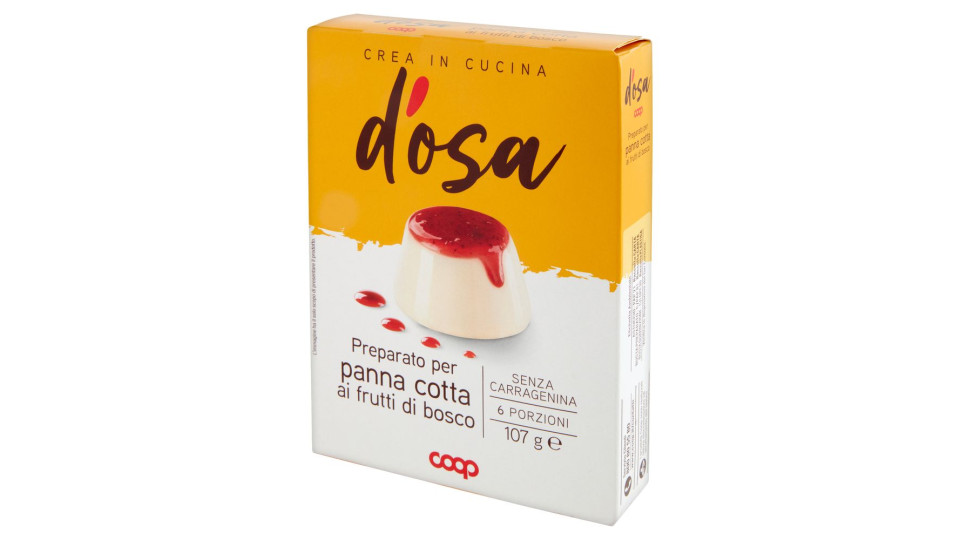 Preparato Per Panna Cotta Ai Frutti Di Bosco 107 G