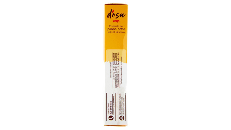 Preparato Per Panna Cotta Ai Frutti Di Bosco 107 G
