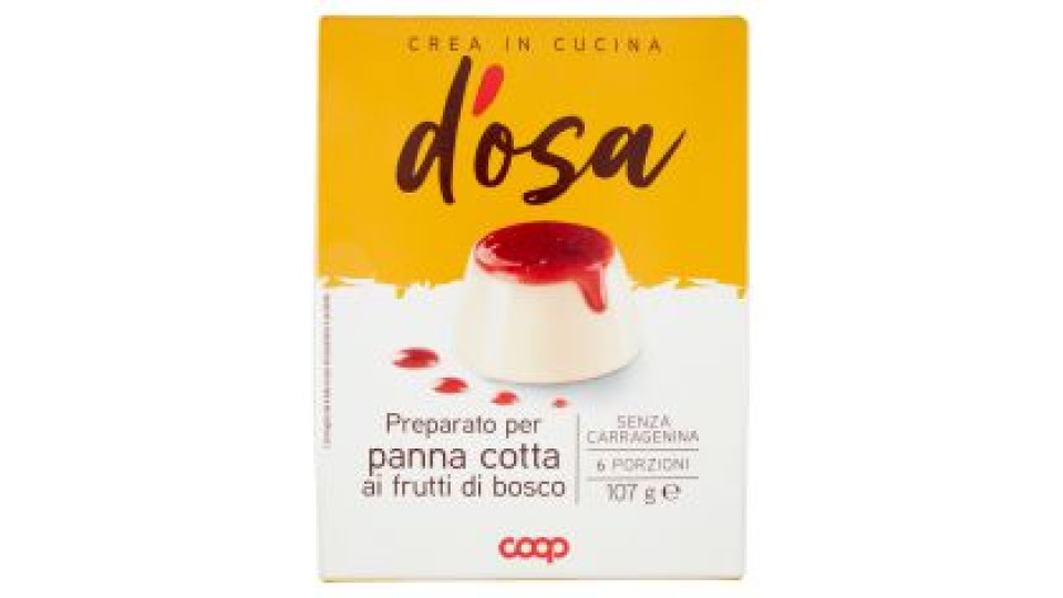 Preparato Per Panna Cotta Ai Frutti Di Bosco 107 G