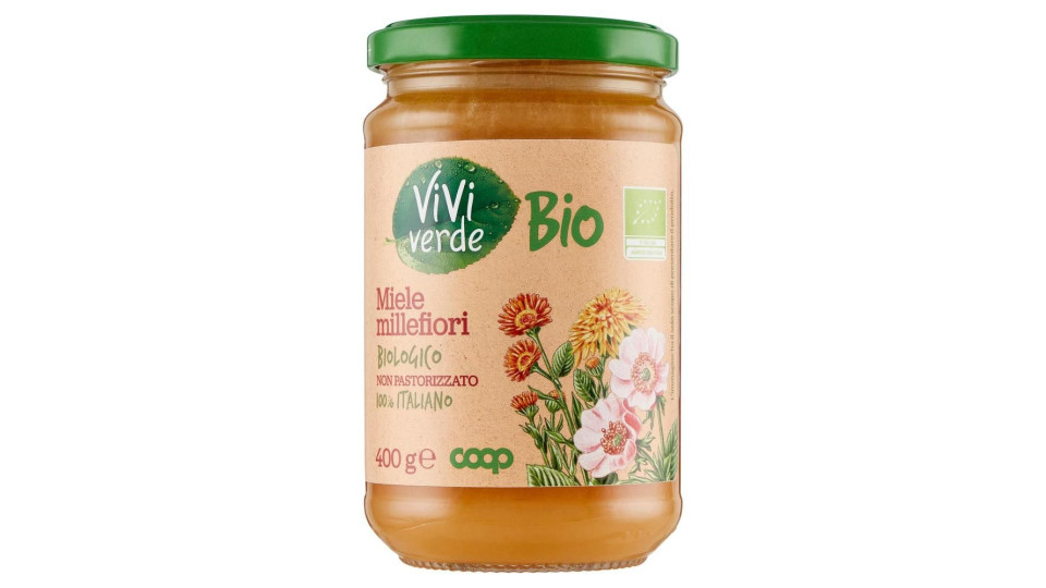 Miele Millefiori Biologico 100% Italiano 400 G