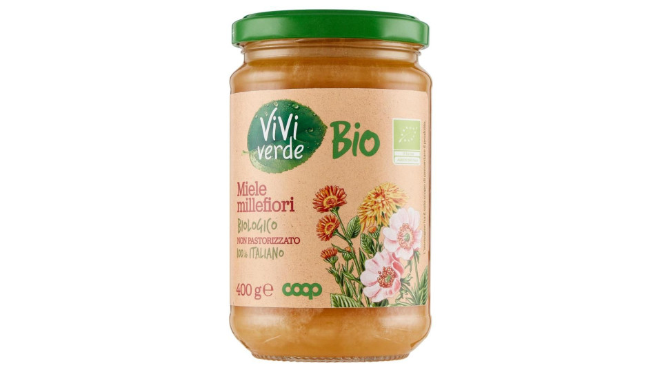 Miele Millefiori Biologico 100% Italiano 400 G