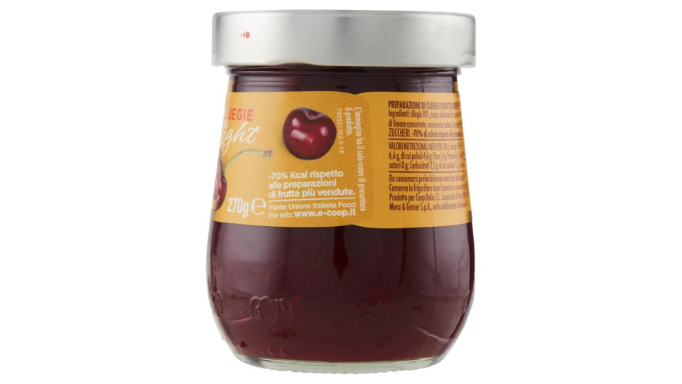 Senza Zuccheri Aggiunti* Ciliegie Light 270 G