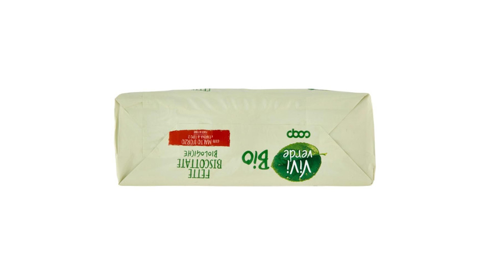 Fette Biscottate Biologiche Con Malto D'orzo E Farina Di Tipo 2 320 G