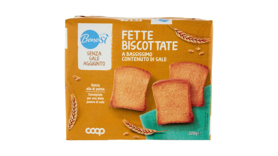 Senza Sale Aggiunto Fette Biscottate A Bassissimo Contenuto Di Sale 320 G