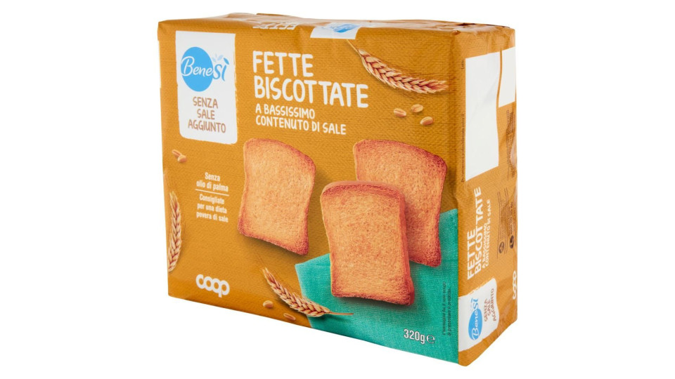 Senza Sale Aggiunto Fette Biscottate A Bassissimo Contenuto Di Sale 320 G