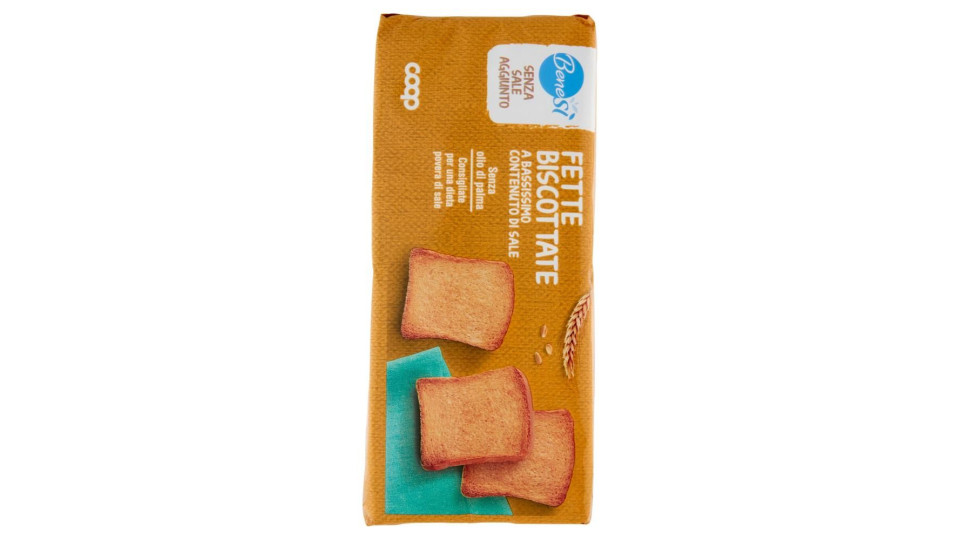 Senza Sale Aggiunto Fette Biscottate A Bassissimo Contenuto Di Sale 320 G
