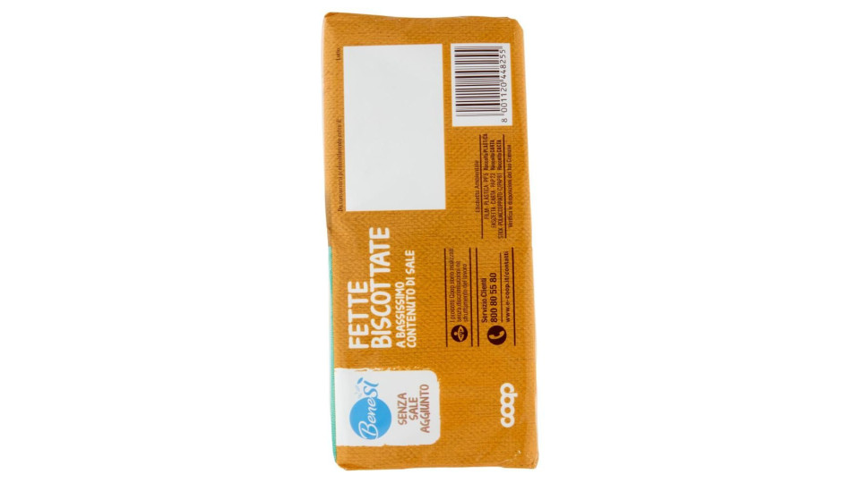 Senza Sale Aggiunto Fette Biscottate A Bassissimo Contenuto Di Sale 320 G