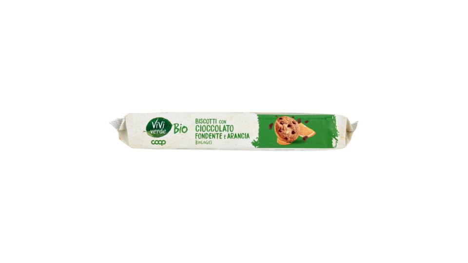 Biscotti Con Cioccolato Fondente E Arancia Biologici 10 X 24 G