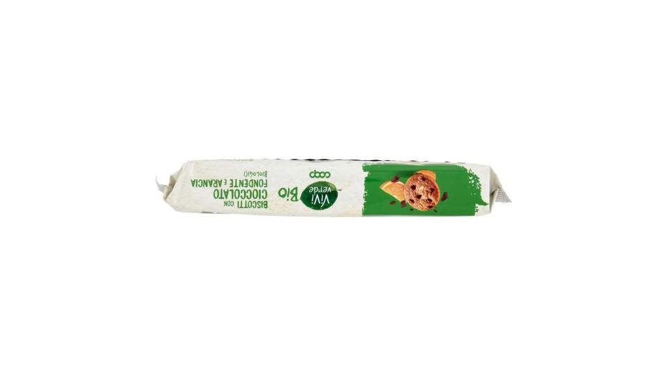 Biscotti Con Cioccolato Fondente E Arancia Biologici 10 X 24 G