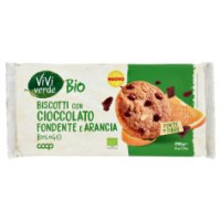 Biscotti Con Cioccolato Fondente E Arancia Biologici 10 X 24 G