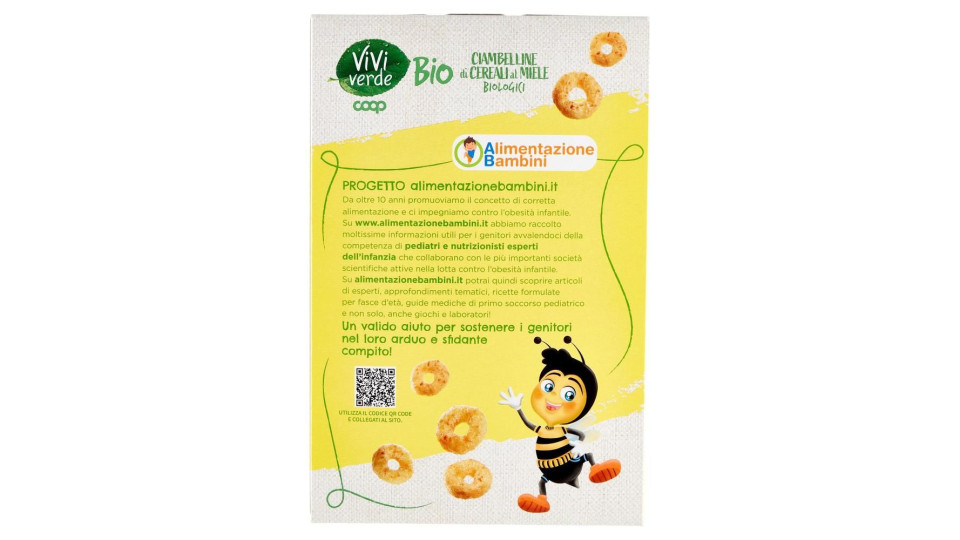 Ciambelline Di Cereali Al Miele Biologici 375 G