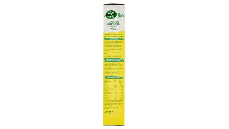 Ciambelline Di Cereali Al Miele Biologici 375 G