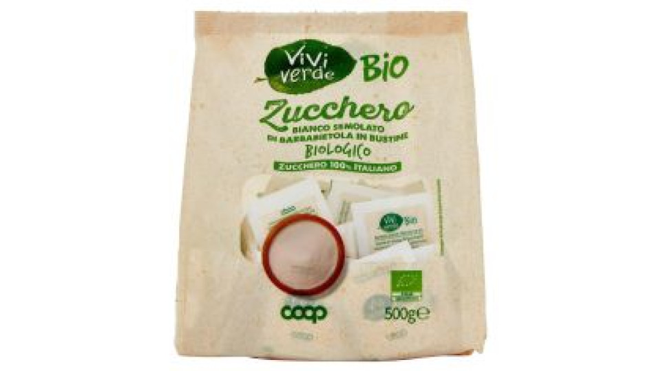 Zucchero Bianco Semolato Di Barbabietola In Bustine Biologico 500 G
