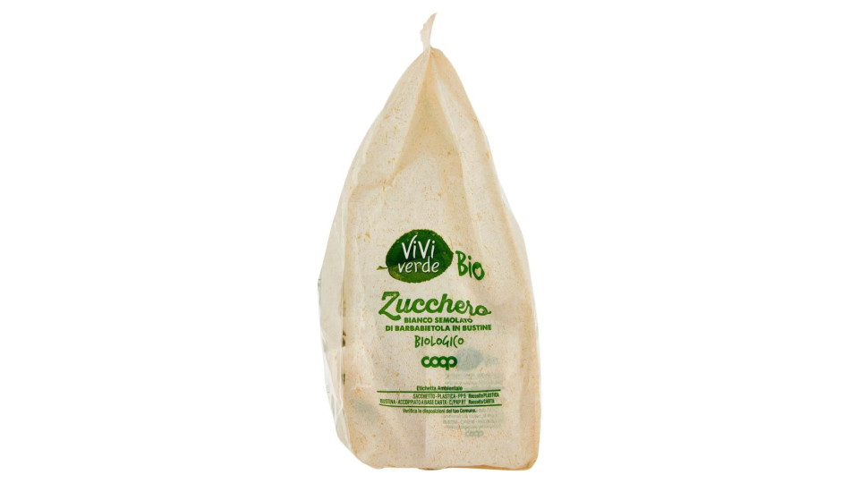 Zucchero Bianco Semolato Di Barbabietola In Bustine Biologico 500 G