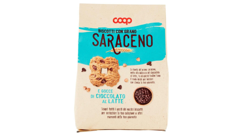 Biscotti Con Grano Saraceno E Gocce Di Cioccolato Al Latte 700 G