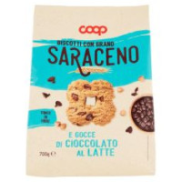 Biscotti Con Grano Saraceno E Gocce Di Cioccolato Al Latte 700 G