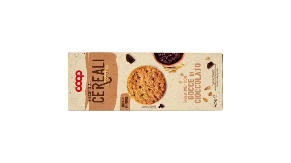 Biscotti Ai Cereali Digestive* Con Gocce Di Cioccolato 425 G