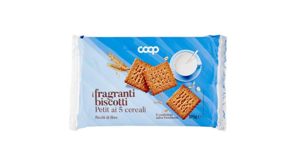 I Fragranti Biscotti Petit Ai 5 Cereali 375 G