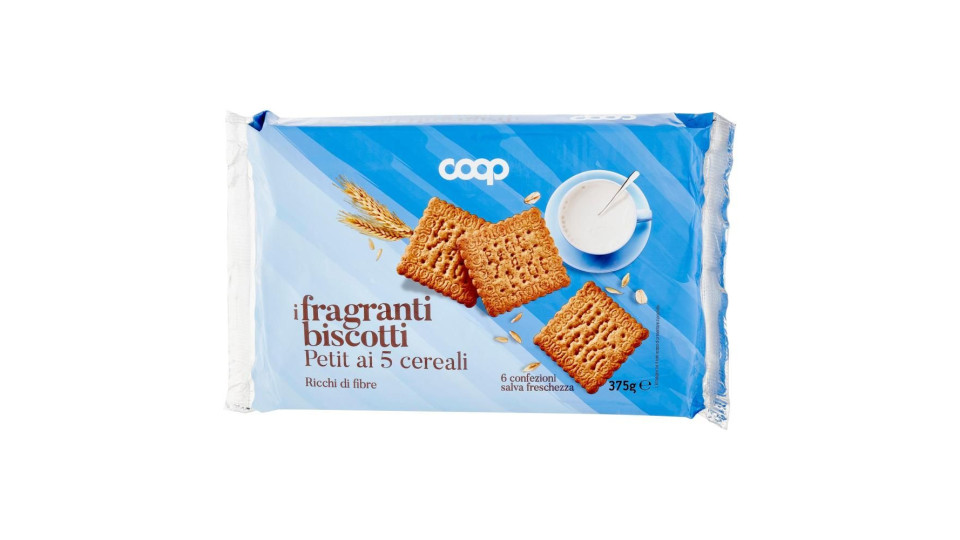 I Fragranti Biscotti Petit Ai 5 Cereali 375 G