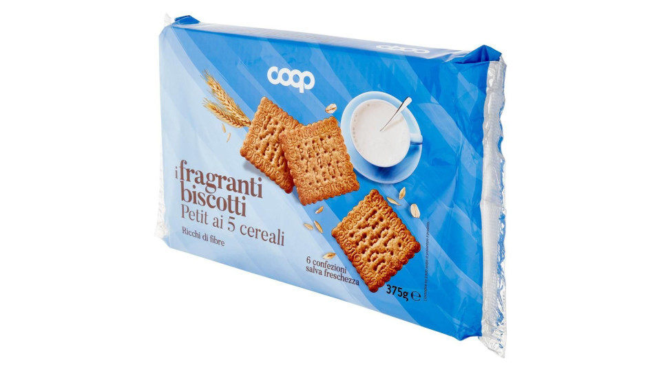 I Fragranti Biscotti Petit Ai 5 Cereali 375 G