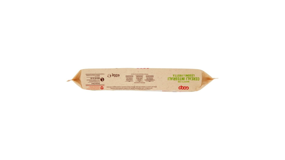 Biscotti Con Cereali Integrali, Legumi E Frutta 400 G