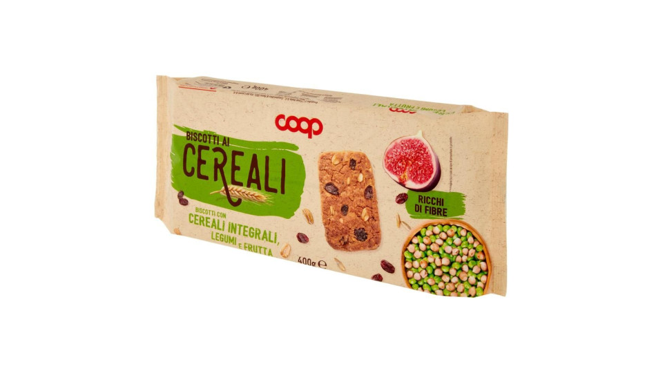 Biscotti Con Cereali Integrali, Legumi E Frutta 400 G