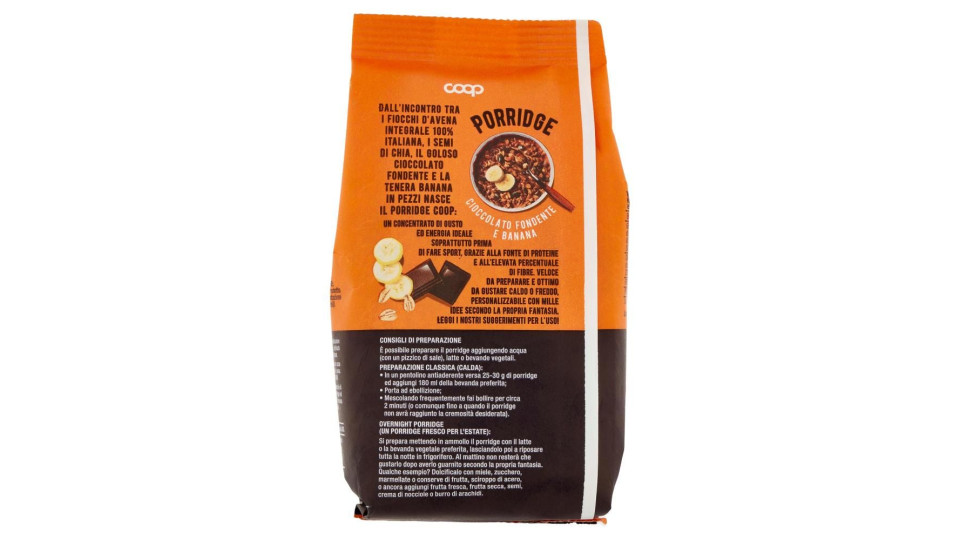 Porridge Cioccolato Fondente E Banana 300 G