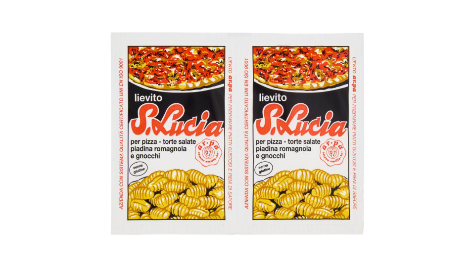 Ar.pa Lievito S.lucia Per Pizza - Torte Salate, Piadina Romagnola E Gnocchi 2 X 15 G