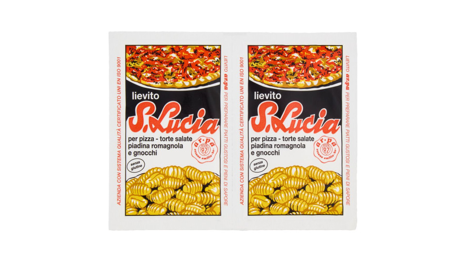 Ar.pa Lievito S.lucia Per Pizza - Torte Salate, Piadina Romagnola E Gnocchi 2 X 15 G