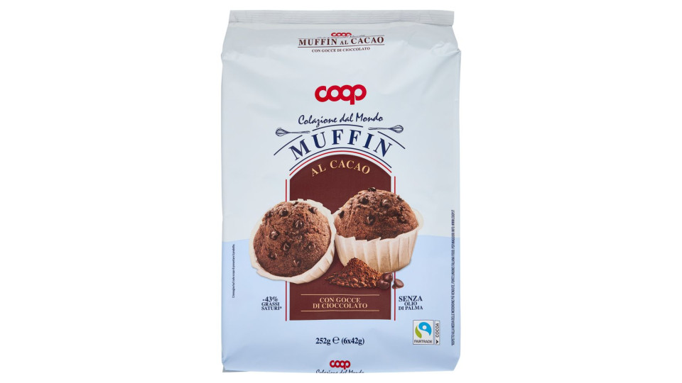 Muffin Con Gocce Di Cioccolato 6 X 42 G