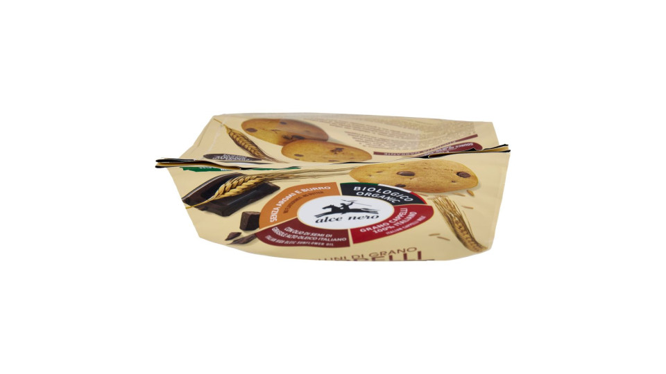 Alce Nero Frollino Di Grano Cappelli Con Gocce Di Cioccolato 250 G
