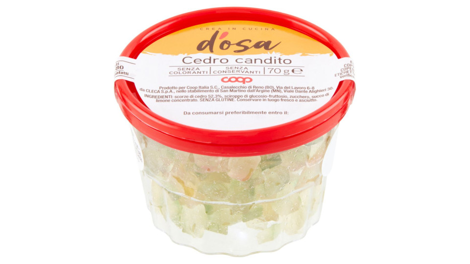 Cedro Candito 70 G