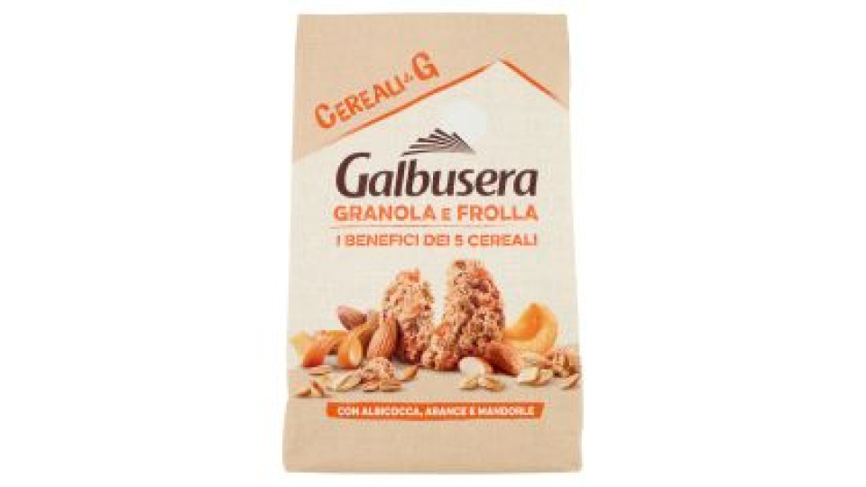 Galbusera Cereali G Granola E Frolla Con Albicocca, Arance E Mandorle 300 G