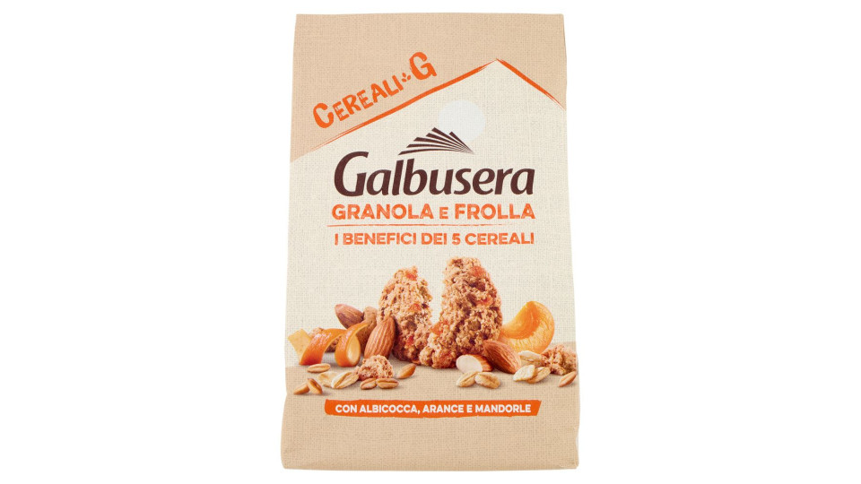 Galbusera Cereali G Granola E Frolla Con Albicocca, Arance E Mandorle 300 G