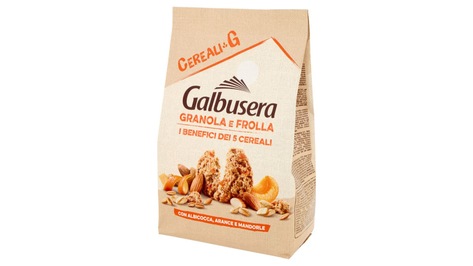 Galbusera Cereali G Granola E Frolla Con Albicocca, Arance E Mandorle 300 G