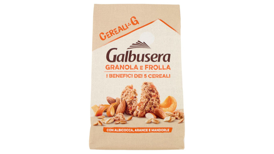 Galbusera Cereali G Granola E Frolla Con Albicocca, Arance E Mandorle 300 G