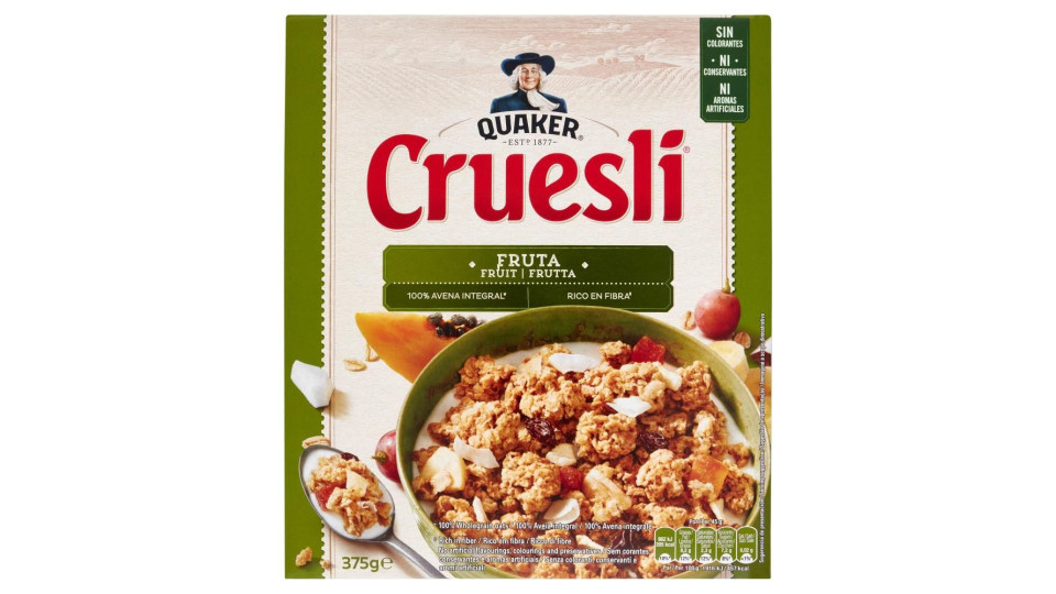 Quaker Cruesli Frutta 375 G