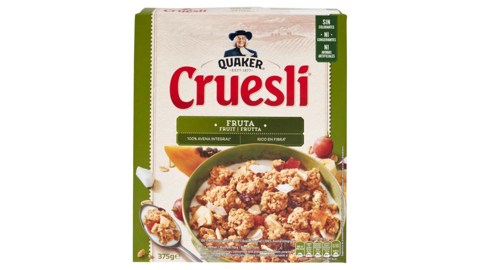 Quaker Cruesli Frutta 375 G
